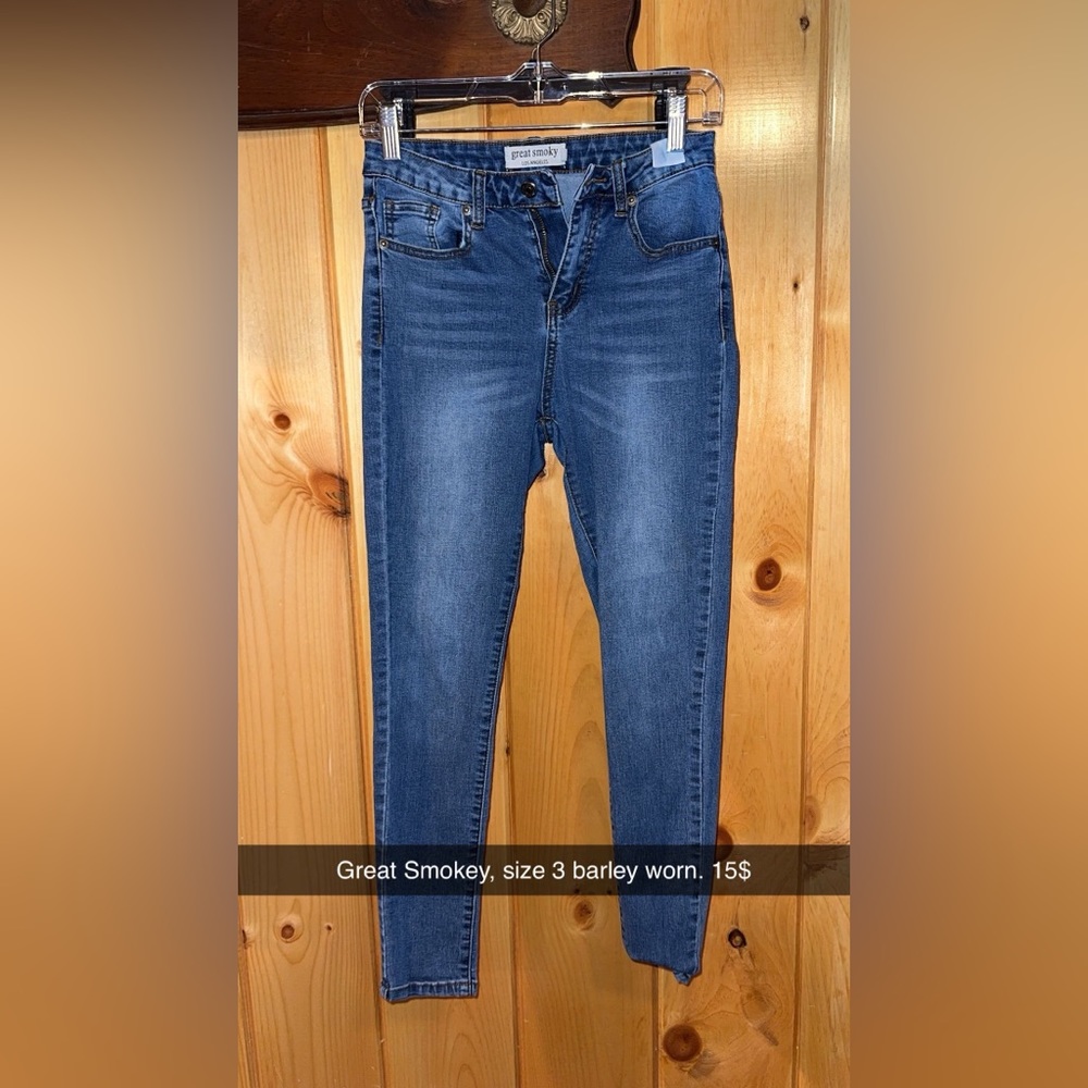 Great Smokey boutique barley worn jeans, size 3 but fit more like a 2